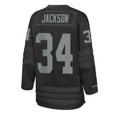Bo Jackson Las Vegas Raiders Youth Hockey Fashion Jersey - Black for sale