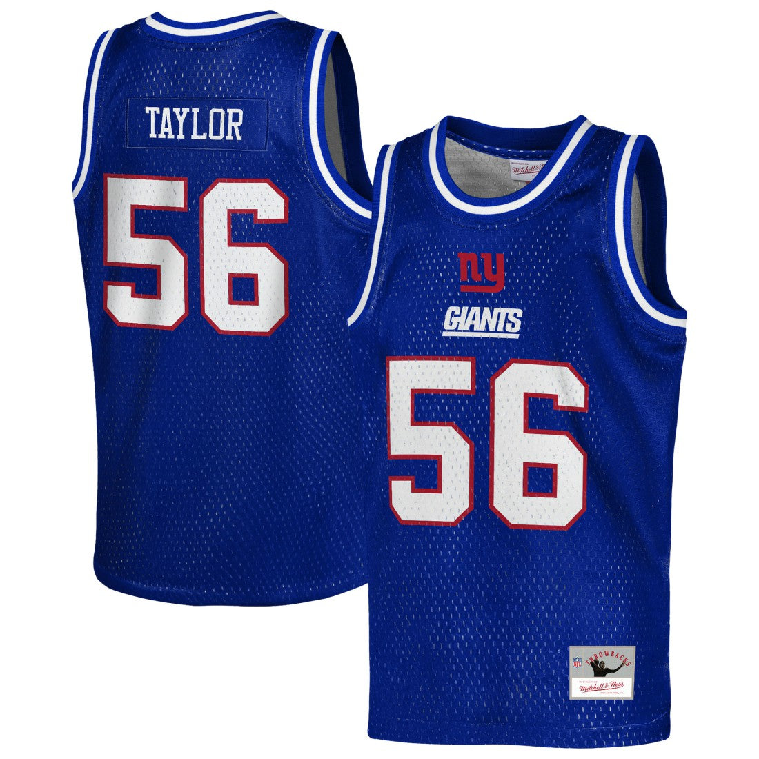 Lawrence Taylor New York Giants Youth Retired Player NFL Basketball Fashion Jersey - Royal on sale