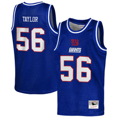 Lawrence Taylor New York Giants Youth Retired Player NFL Basketball Fashion Jersey - Royal on sale