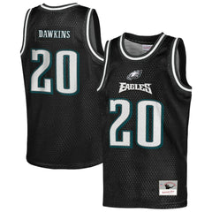 Brian Dawkins Philadelphia Eagles Youth Retired Player NFL Basketball Fashion Jersey - Black for sale