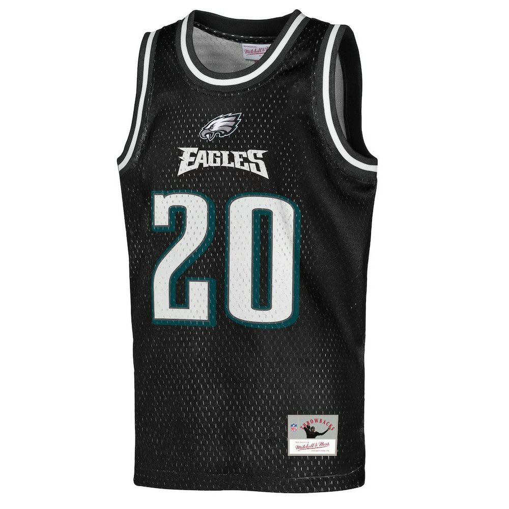 Brian Dawkins Philadelphia Eagles Youth Retired Player NFL Basketball Fashion Jersey - Black for sale