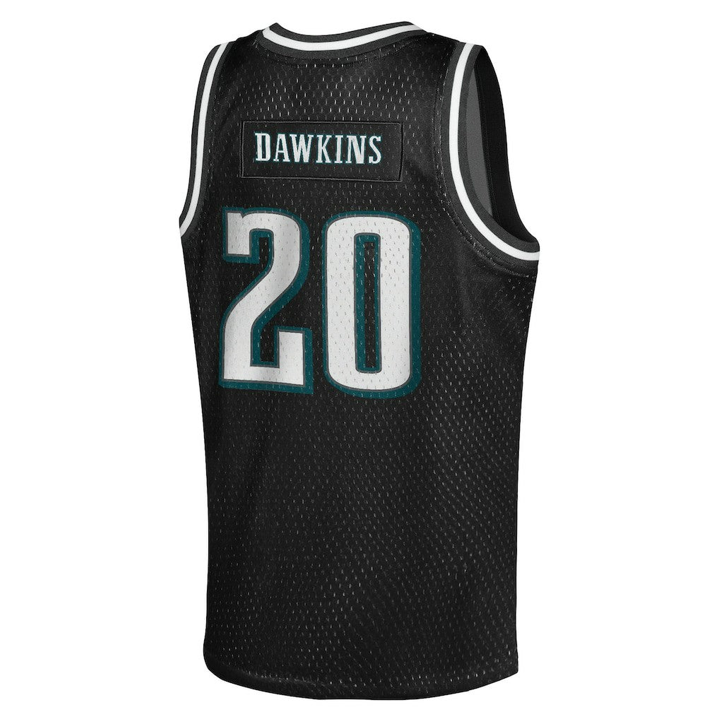 Brian Dawkins Philadelphia Eagles Youth Retired Player NFL Basketball Fashion Jersey - Black for sale
