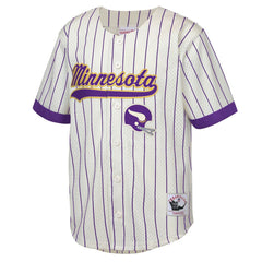 Randy Moss Minnesota Vikings Youth Retired Player Name & Number Baseball Jersey - Cream cheap