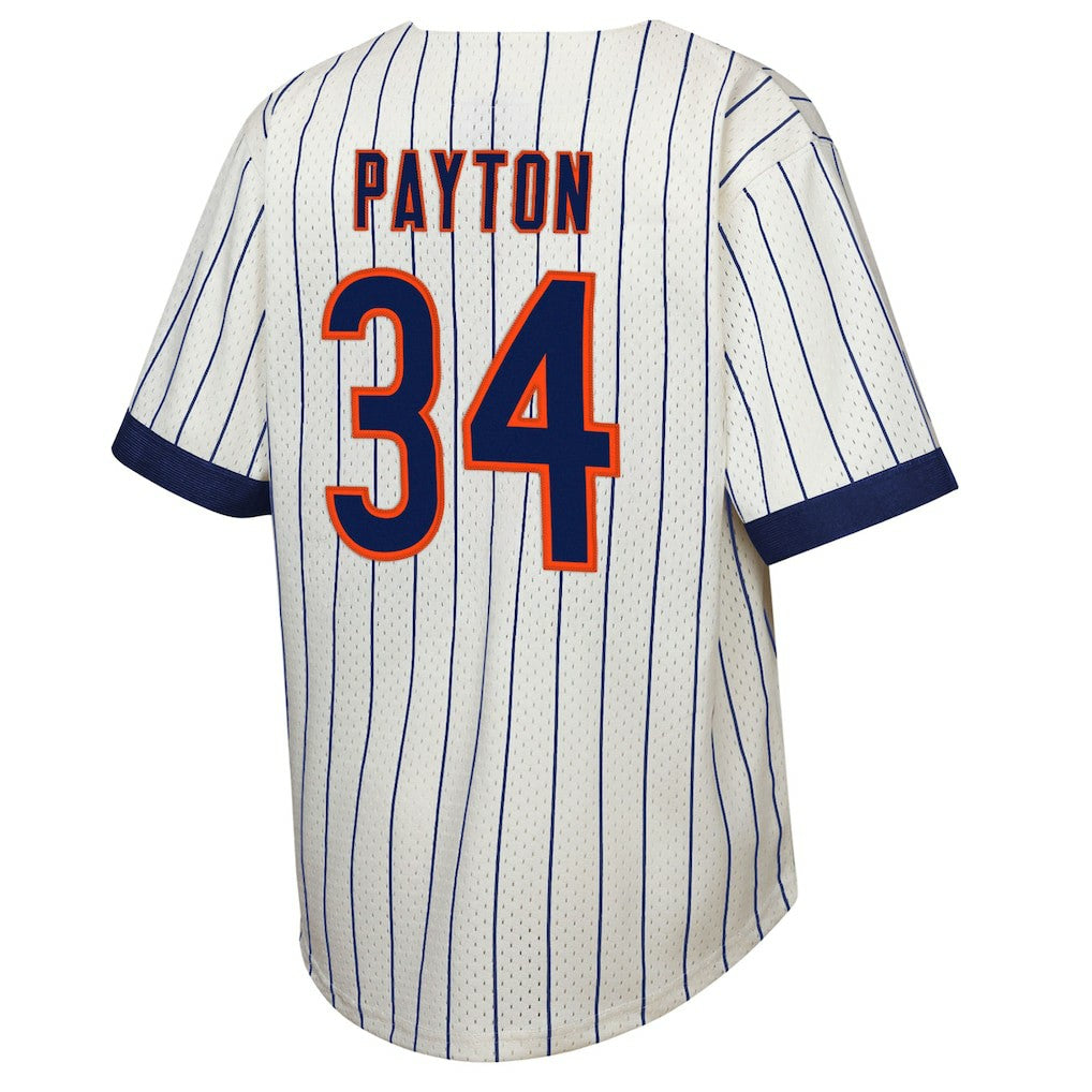 Walter Payton Chicago Bears Youth Retired Player Name & Number Baseball Jersey - Cream sale