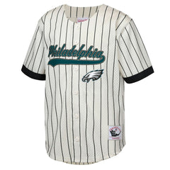 Brian Dawkins Philadelphia Eagles Youth Retired Player Name & Number Baseball Jersey - Cream outlet