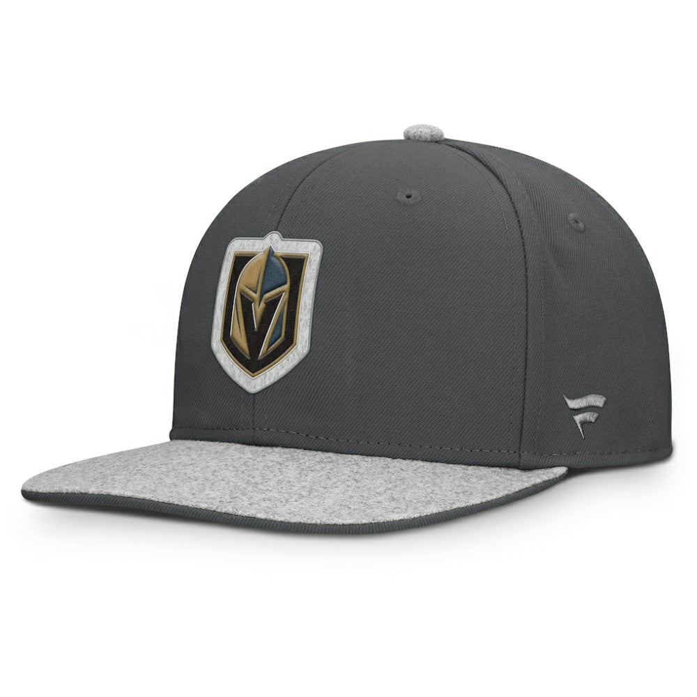 Vegas Golden Knights Fanatics Fundamentals Loden Snapback Hat Charcoal