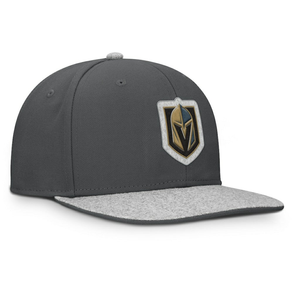 Vegas Golden Knights Fanatics Fundamentals Loden Snapback Hat Charcoal