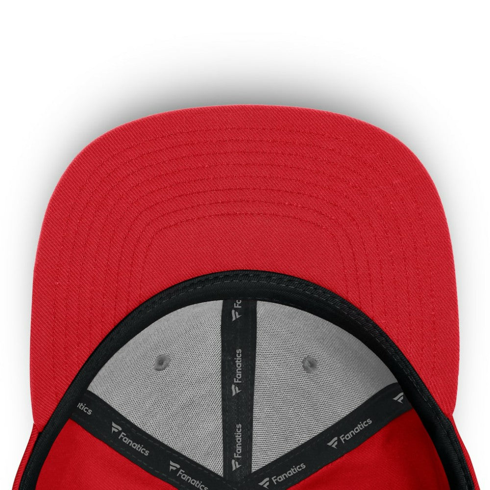 Detroit Red Wings Fanatics Fundamentals Loden Snapback Hat Red