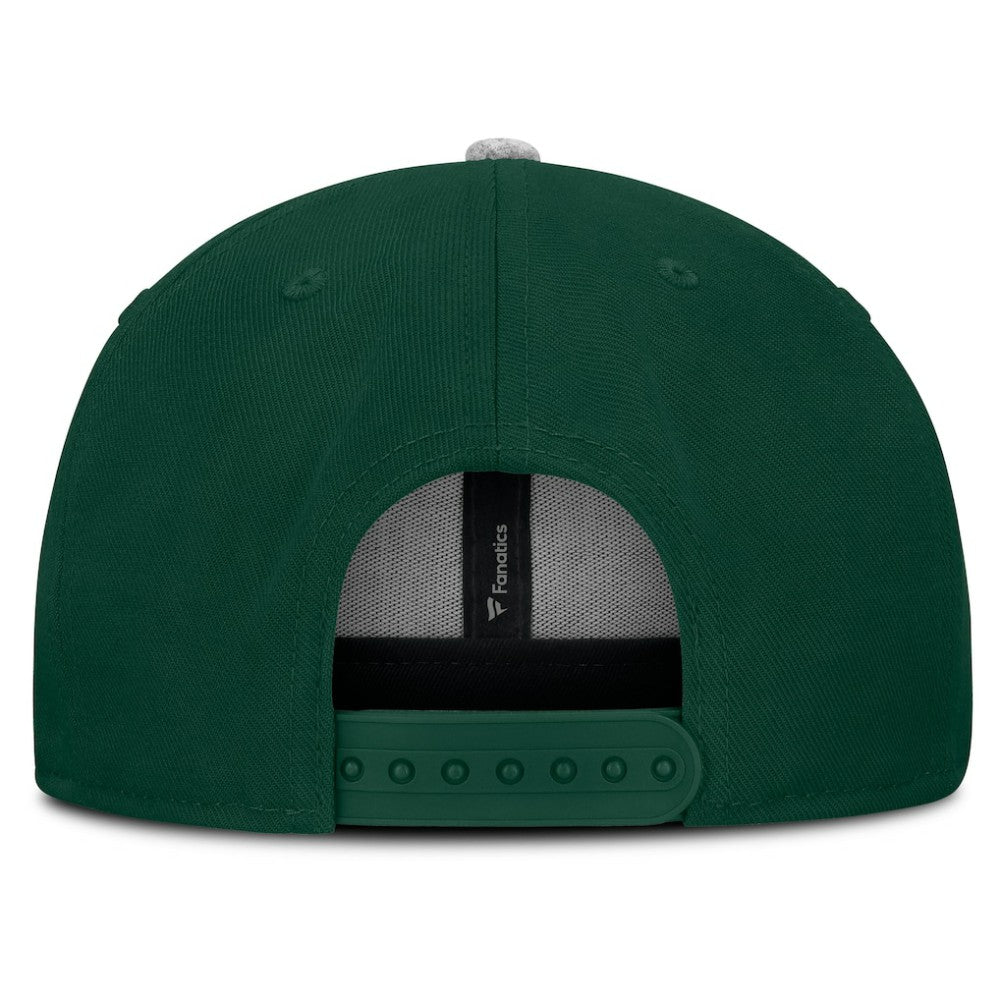 Minnesota Wild Fanatics Fundamentals Loden Snapback Hat Green