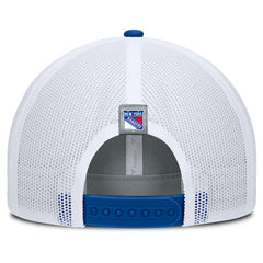 New York Rangers Fanatics Fundamental Adapt Trucker Adjustable Hat Gray/Blue
