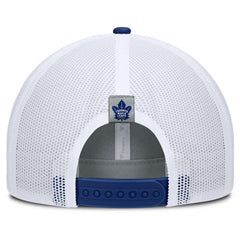 Toronto Maple Leafs Fanatics Fundamental Adapt Trucker Adjustable Hat Gray/Blue