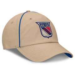 New York Rangers Fanatics Heritage Setoff Adjustable Hat Tan