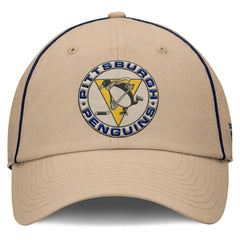 Pittsburgh Penguins Fanatics Heritage Setoff Adjustable Hat Tan