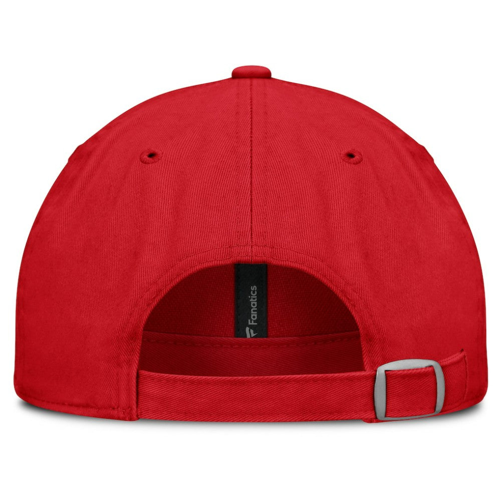 New Jersey Devils Fanatics Fundamentals Archer Adjustable Hat Red