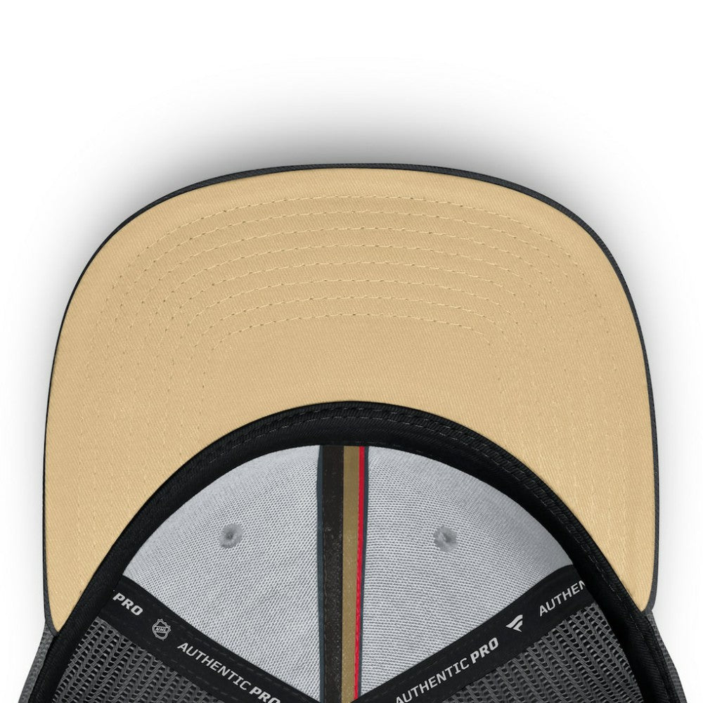 Vegas Golden Knights Fanatics Authentic Pro Home Ice Trucker Adjustable Hat Charcoal