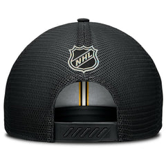 Boston Bruins Fanatics Authentic Pro Home Ice Trucker Adjustable Hat Black