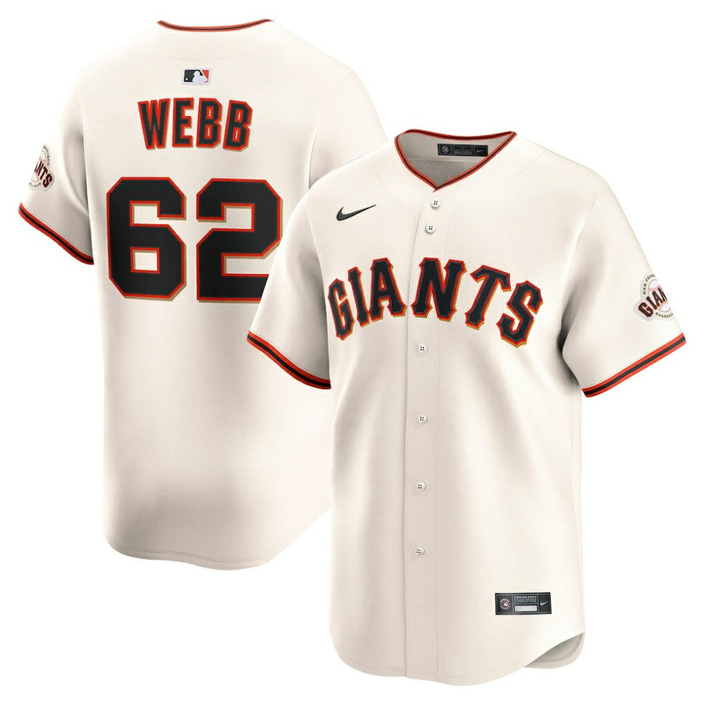 Logan Webb San Francisco Giants Home Limited Player Jersey Cream | Nike