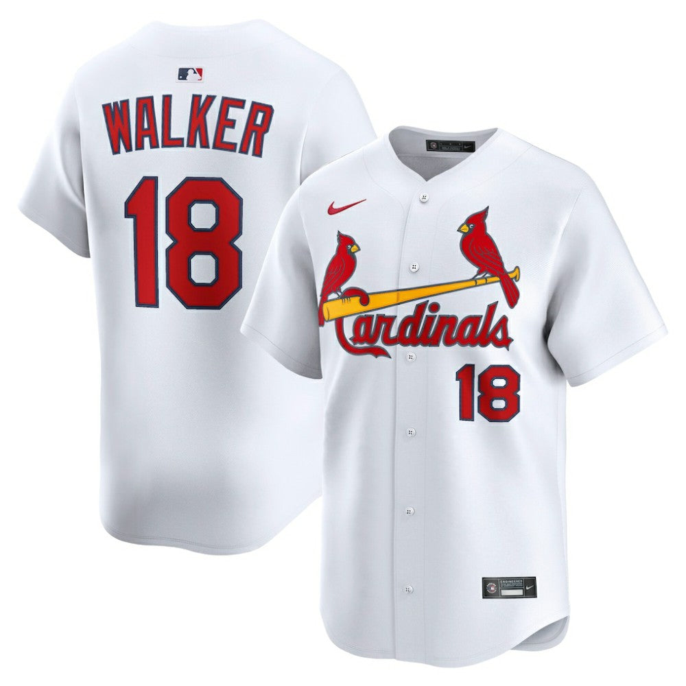 Jordan Walker St. Louis Cardinals Home Limited Player Jersey White | Nike