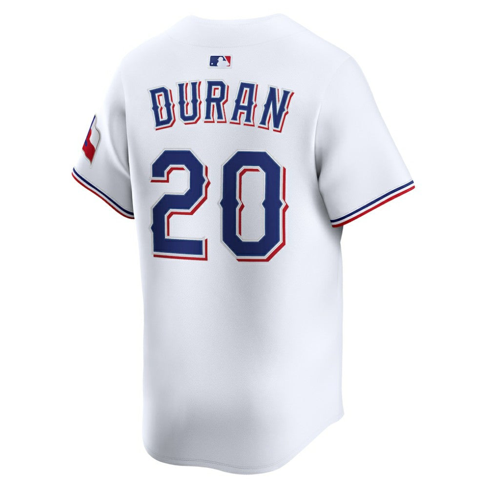 Ezequiel Duran Texas Rangers Home Limited Player Jersey White | Nike