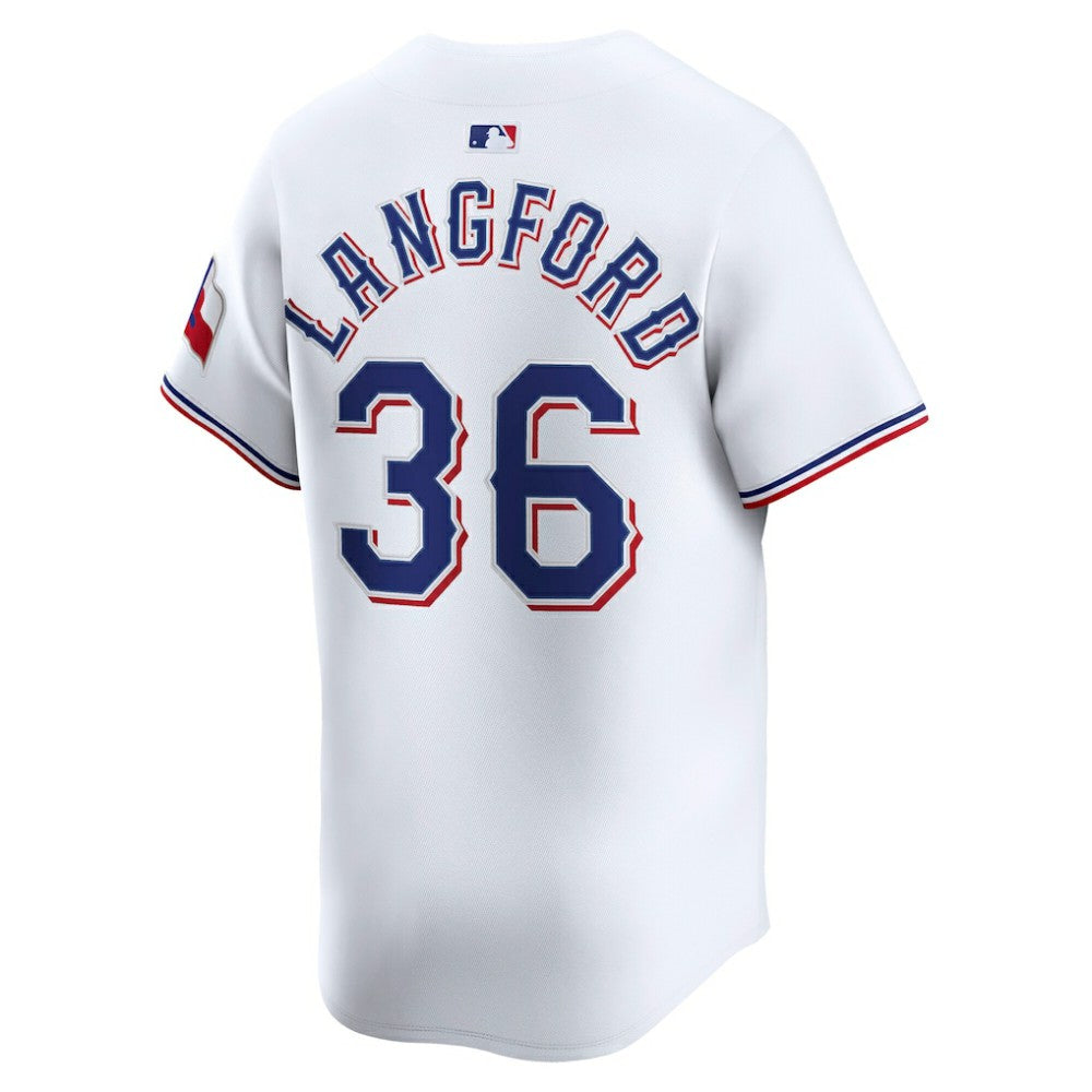 Wyatt Langford Texas Rangers Home Limited Player Jersey White | Nike