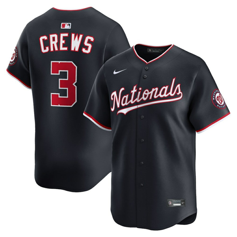 Dylan Crews Washington Nationals Alternate Limited Jersey - Navy