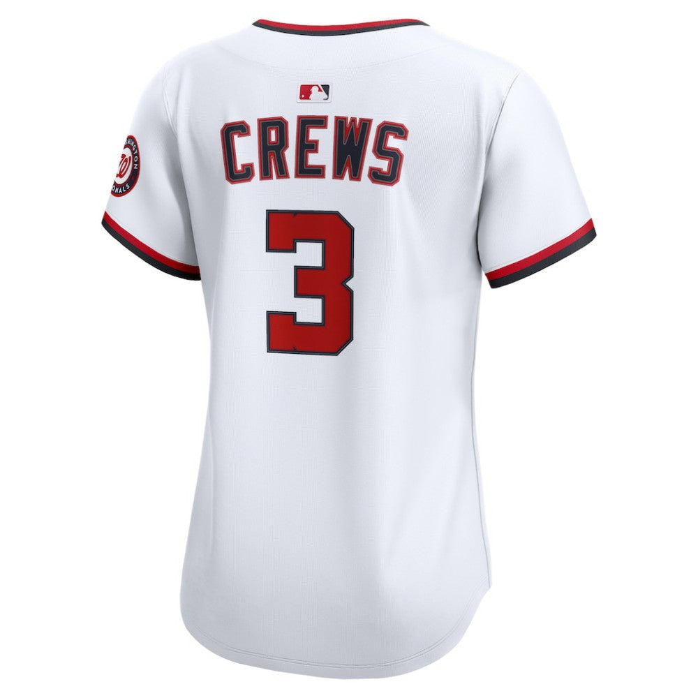 Dylan Crews Washington Nationals Women's Home Limited Player Jersey - White