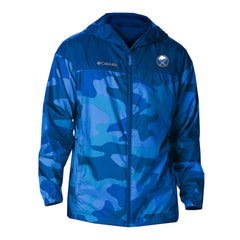 Buffalo Sabres Columbia Camo Flash Challenger Omni-Shade Full-Zip Hoodie Windbreaker Royal