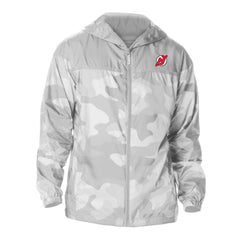 New Jersey Devils Columbia Camo Flash Challenger Omni-Shade Full-Zip Hoodie Windbreaker Gray