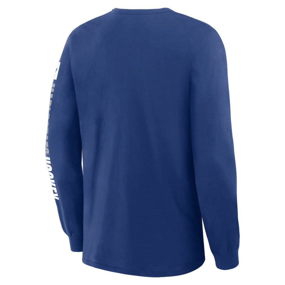 Toronto Maple Leafs Fanatics Goal Crease Legacy Long Sleeve T-Shirt Blue