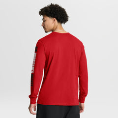 Carolina Hurricanes Fanatics Goal Crease Legacy Long Sleeve T-Shirt Red