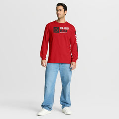 New Jersey Devils Fanatics Goal Crease Legacy Long Sleeve T-Shirt Red