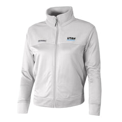 Utah Mammoth Columbia Women's River Fleece Full-Zip Jacket White