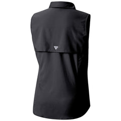 Utah Mammoth Columbia Women's Tamiami Omni-Shade Sleeveless Button-Up Shirt Black