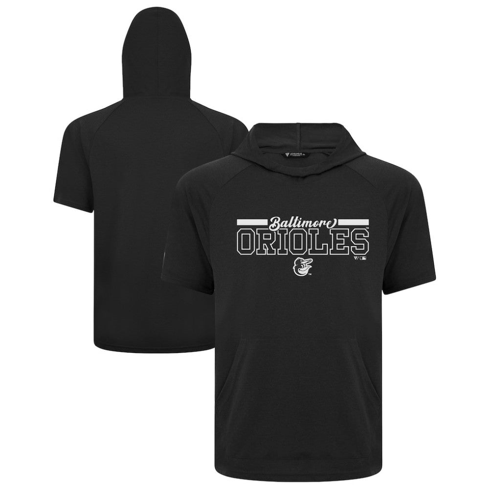 Baltimore Orioles Levelwear Phase Vanguard Hoodie T-Shirt Black