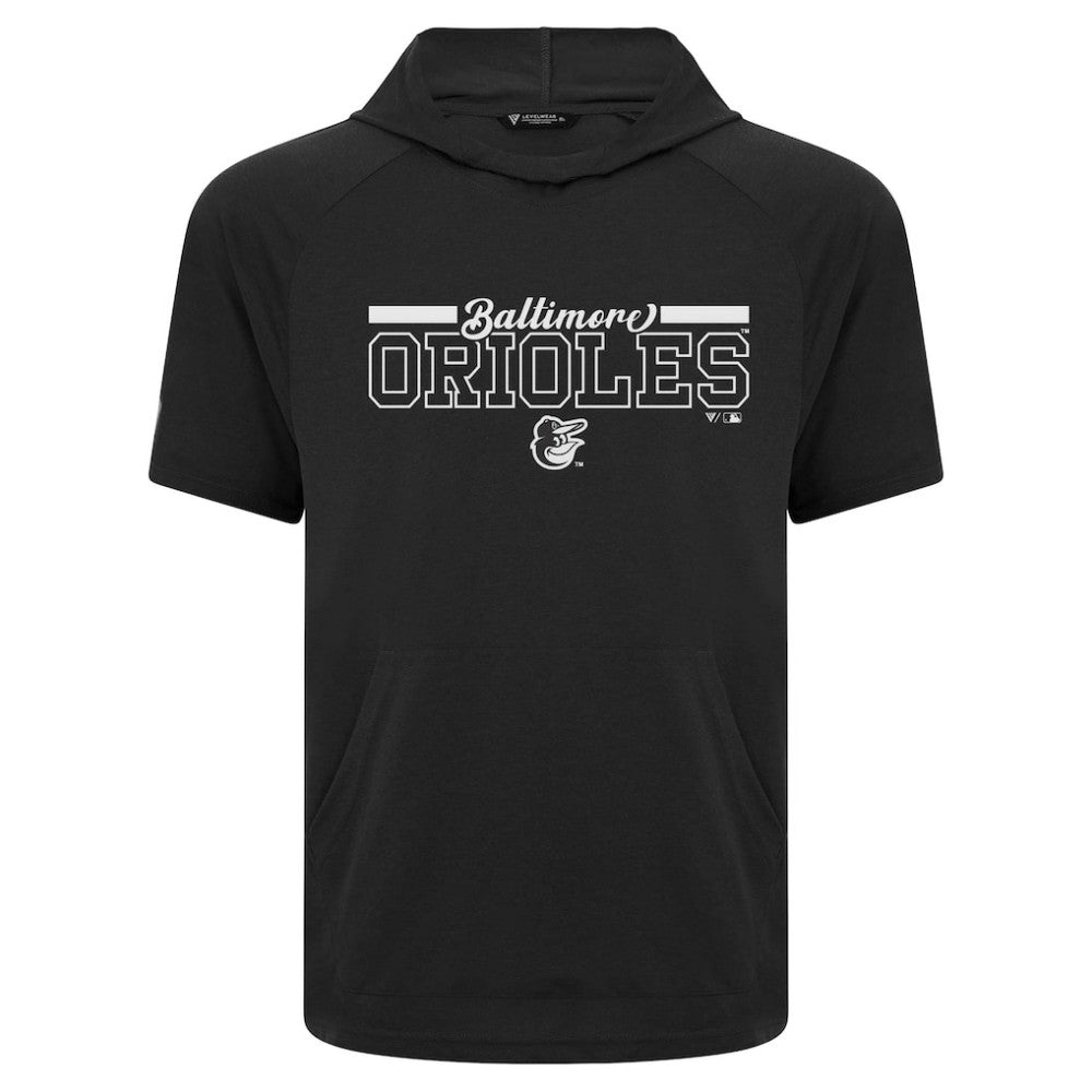 Baltimore Orioles Levelwear Phase Vanguard Hoodie T-Shirt Black