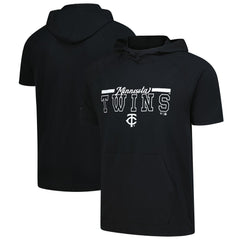 Minnesota Twins Levelwear Phase Vanguard Hoodie T-Shirt Black