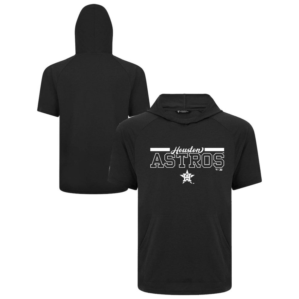 Houston Astros Levelwear Phase Vanguard Hoodie T-Shirt Black
