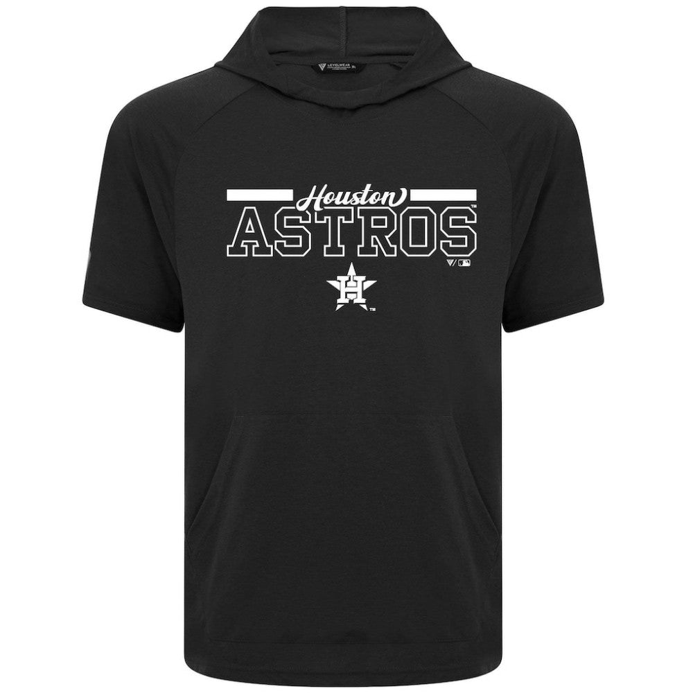 Houston Astros Levelwear Phase Vanguard Hoodie T-Shirt Black
