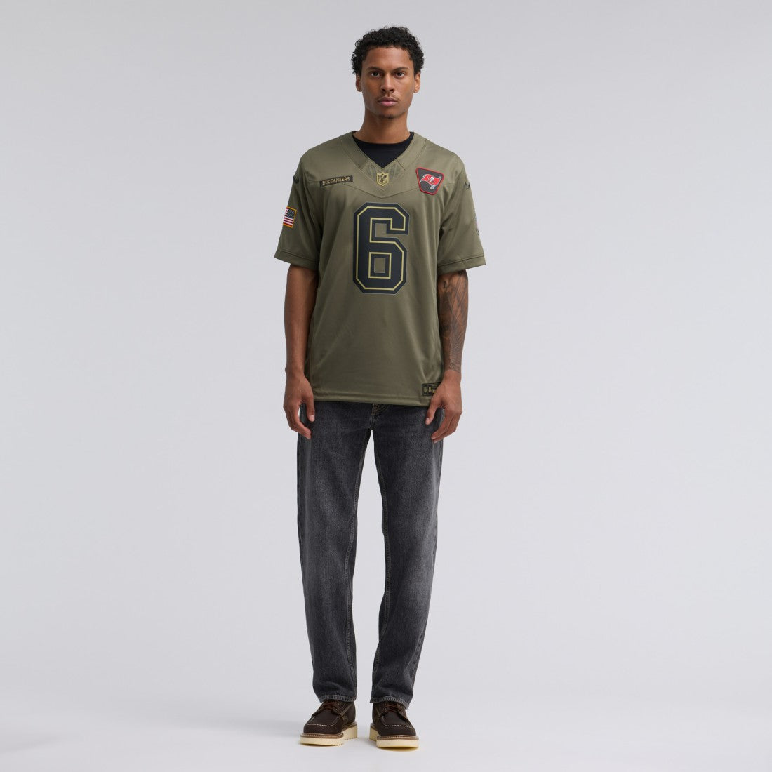 Baker Mayfield Tampa Bay Buccaneers 2025 Salute to Service Limited Jersey - Olive