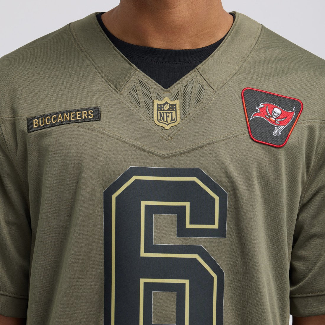 Baker Mayfield Tampa Bay Buccaneers 2025 Salute to Service Limited Jersey - Olive
