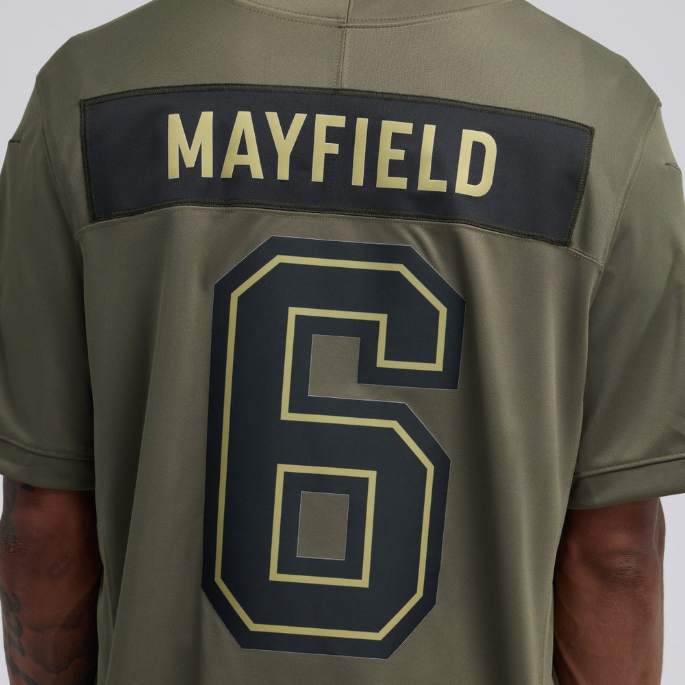 Baker Mayfield Tampa Bay Buccaneers 2025 Salute to Service Limited Jersey - Olive
