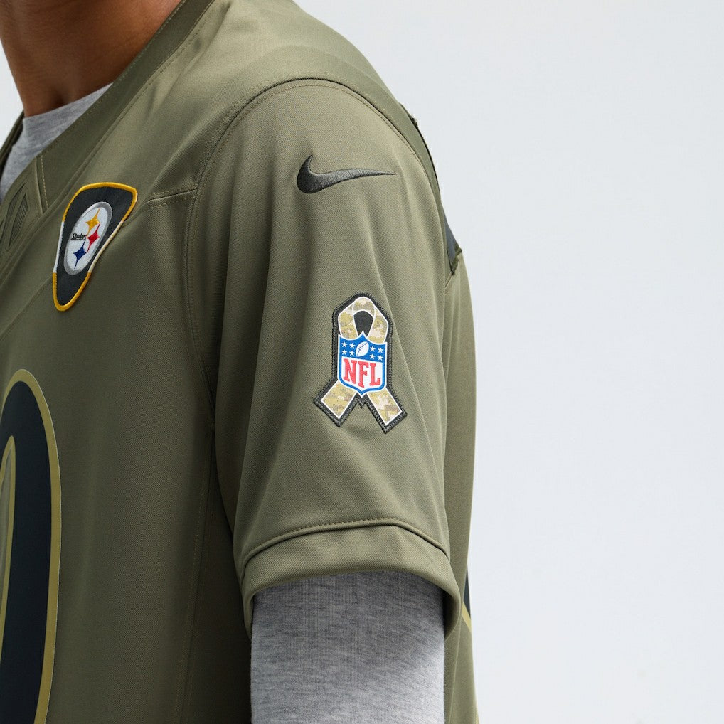 T.J. Watt Pittsburgh Steelers 2025 Salute to Service Limited Jersey - Olive