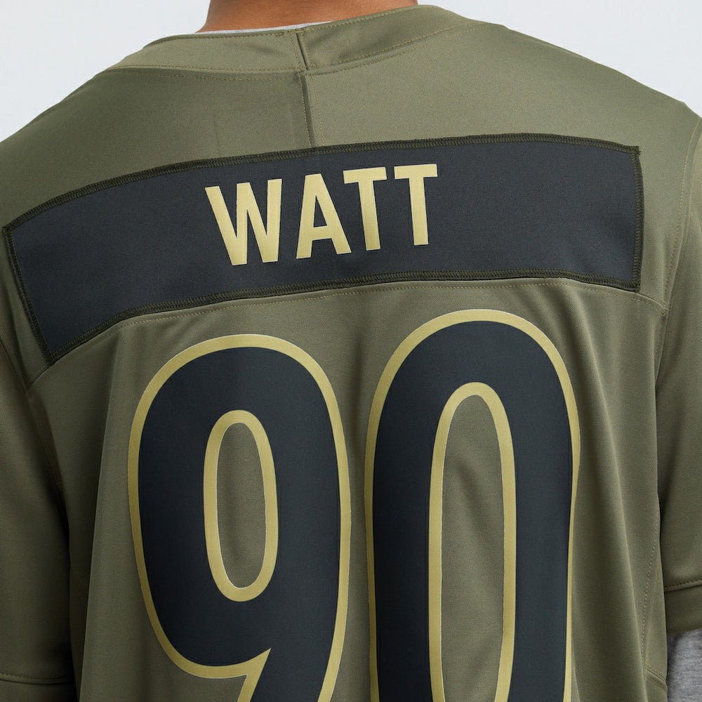 T.J. Watt Pittsburgh Steelers 2025 Salute to Service Limited Jersey - Olive