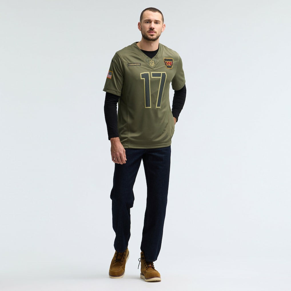 Terry McLaurin Washington Commanders 2025 Salute to Service Limited Jersey - Olive