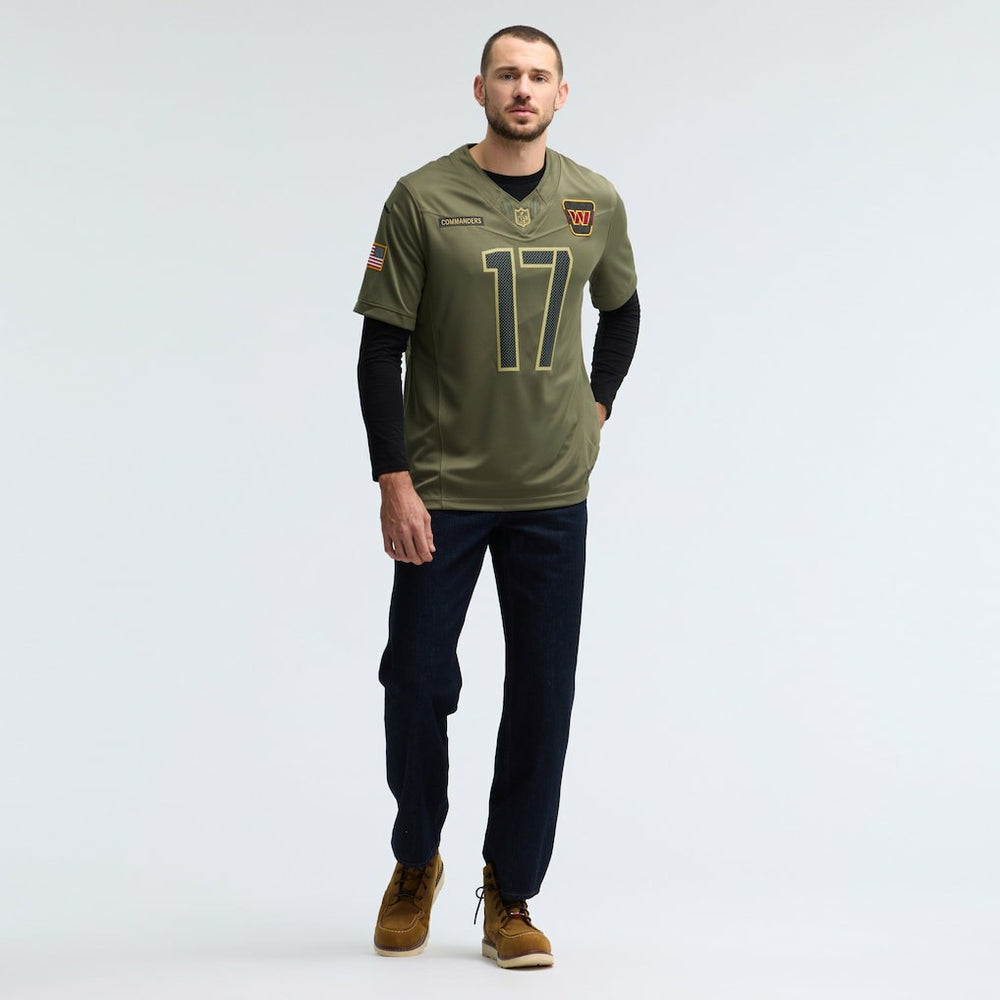 Terry McLaurin Washington Commanders 2025 Salute to Service Limited Jersey - Olive