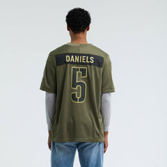 Jayden Daniels Washington Commanders 2025 Salute to Service Limited Jersey - Olive