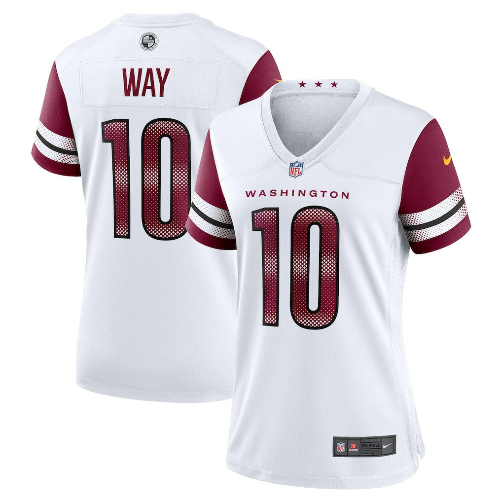 Tress Way Washington Commanders Women's Game Jersey - White