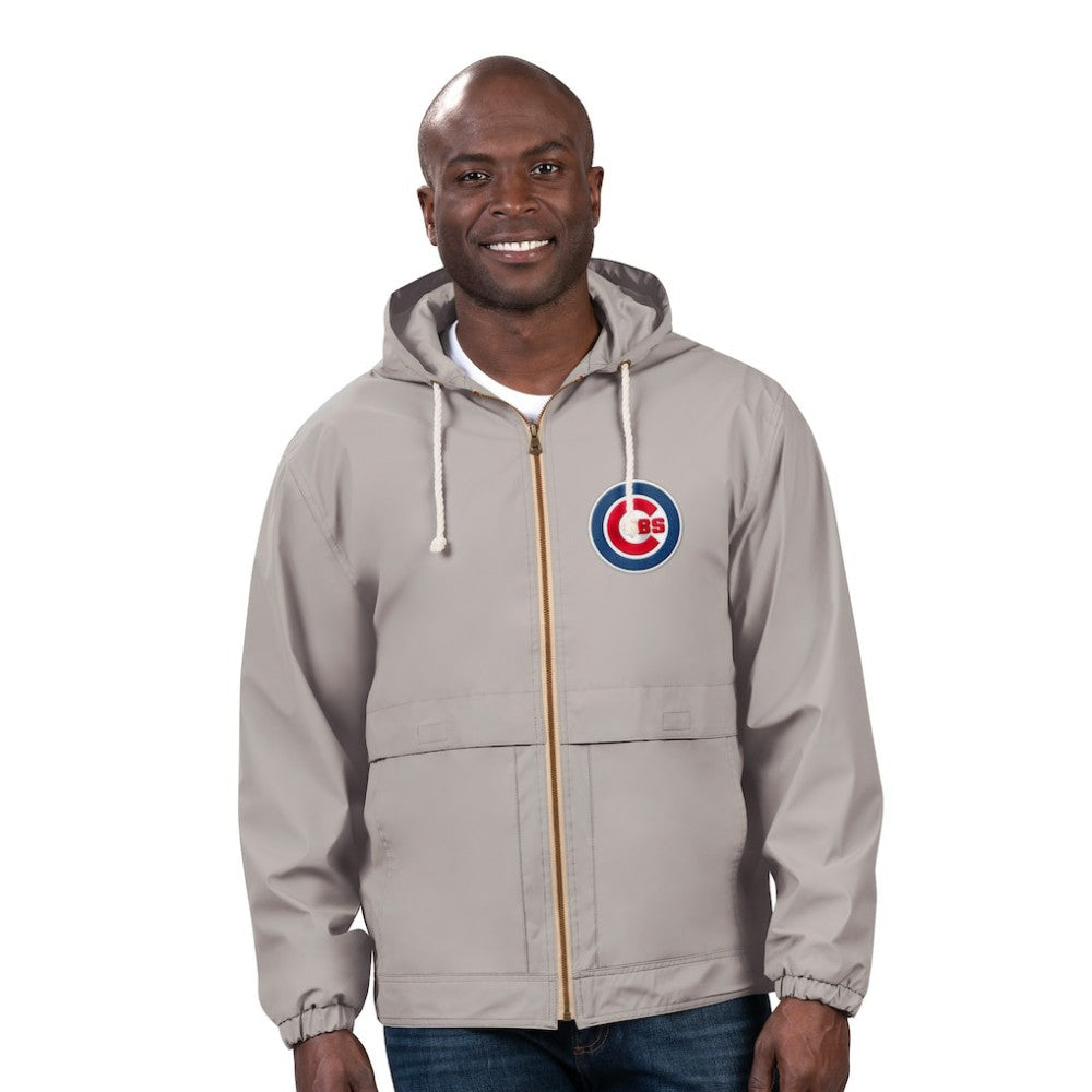 Chicago Cubs G-III Sports by Carl Banks Full-Zip Rain Jacket Gray
