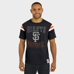 San Francisco Giants Darius Rucker Collection Distressed Sleeve Stripe T-Shirt Black