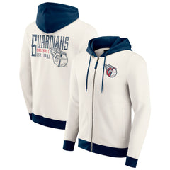 Cleveland Guardians Darius Rucker Collection Men's Polar Fleece Full-Zip Hoodie Cream
